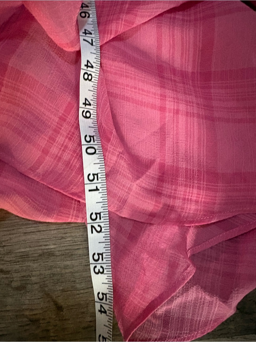 Tommy Hilfiger Pink Plaid High-Low Maxi Dress - Picture 11 of 13